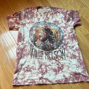 Vintage tie dye Willie Nelson T shirt